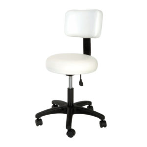 Rounded Stool /w Backrest